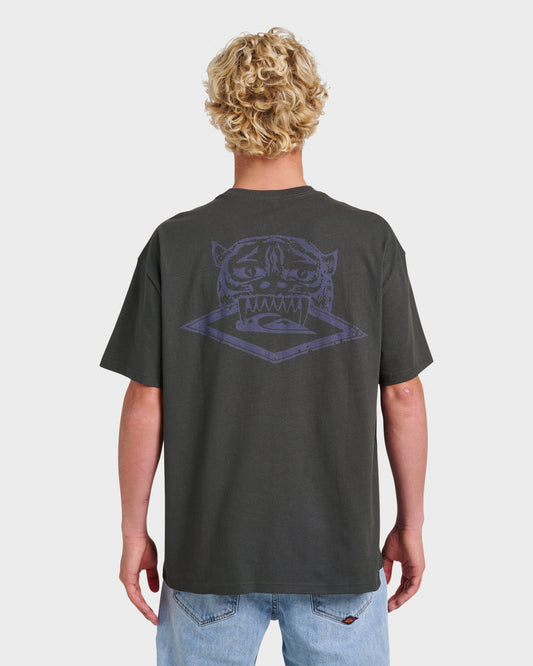 Jungle Cat Heavy Weight T-shirt - Phantom