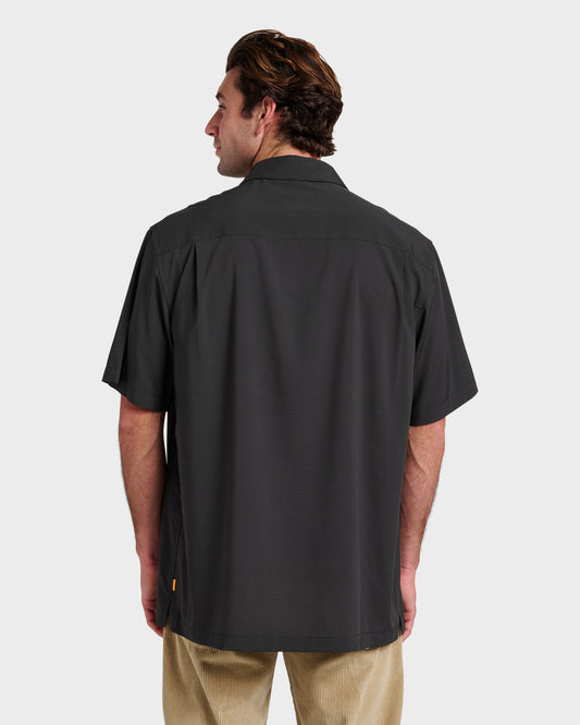 Chaser Short Sleeve Woven Shirt - Phantom