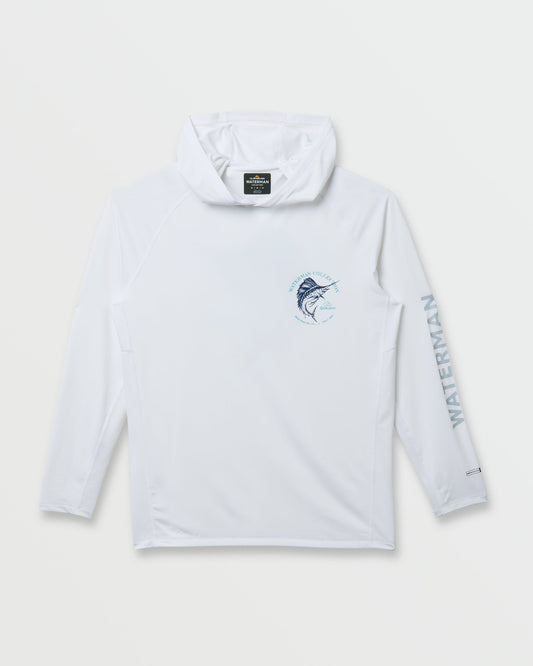 Waterman Marley Hooded Surf Tee - White
