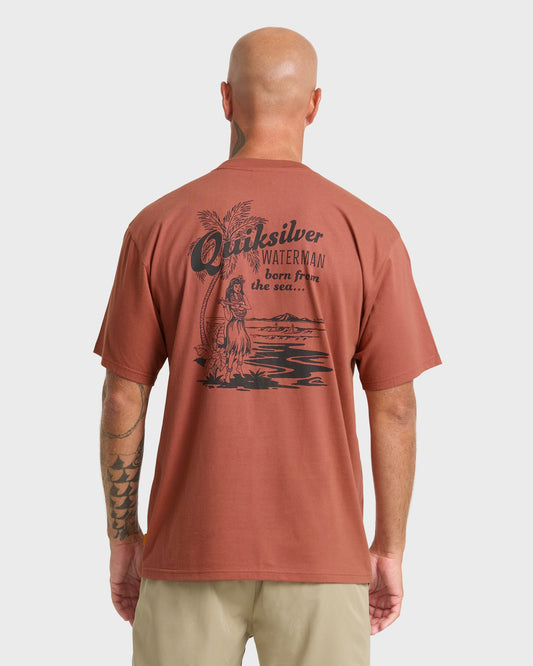 Waterman-Lady-Ukulele-Short-Sleeve-T-Shirt-Marsala-2