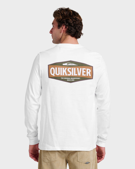 Three Piece Long Sleeve T-shirt - White