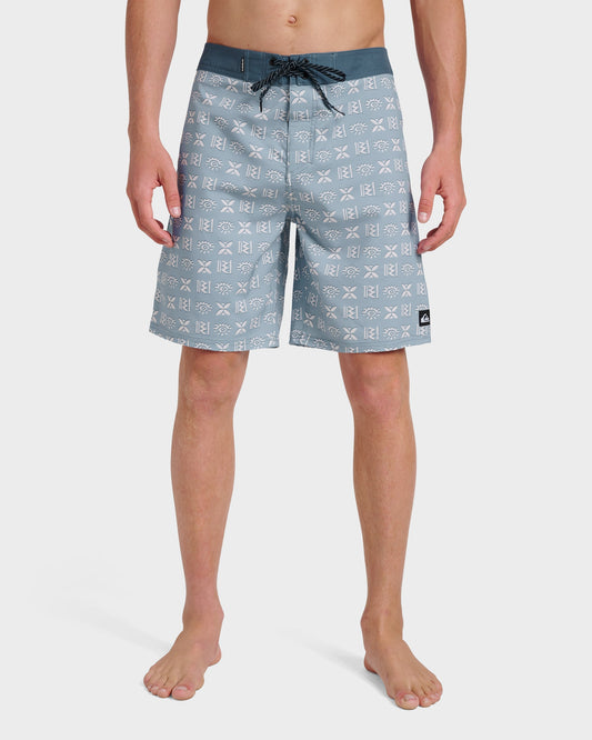 Surfsilk Etched 19" Boardshorts - Ashley Blue