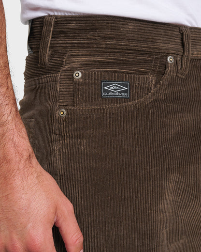 Landers Cord Pants - Chocolate Brown