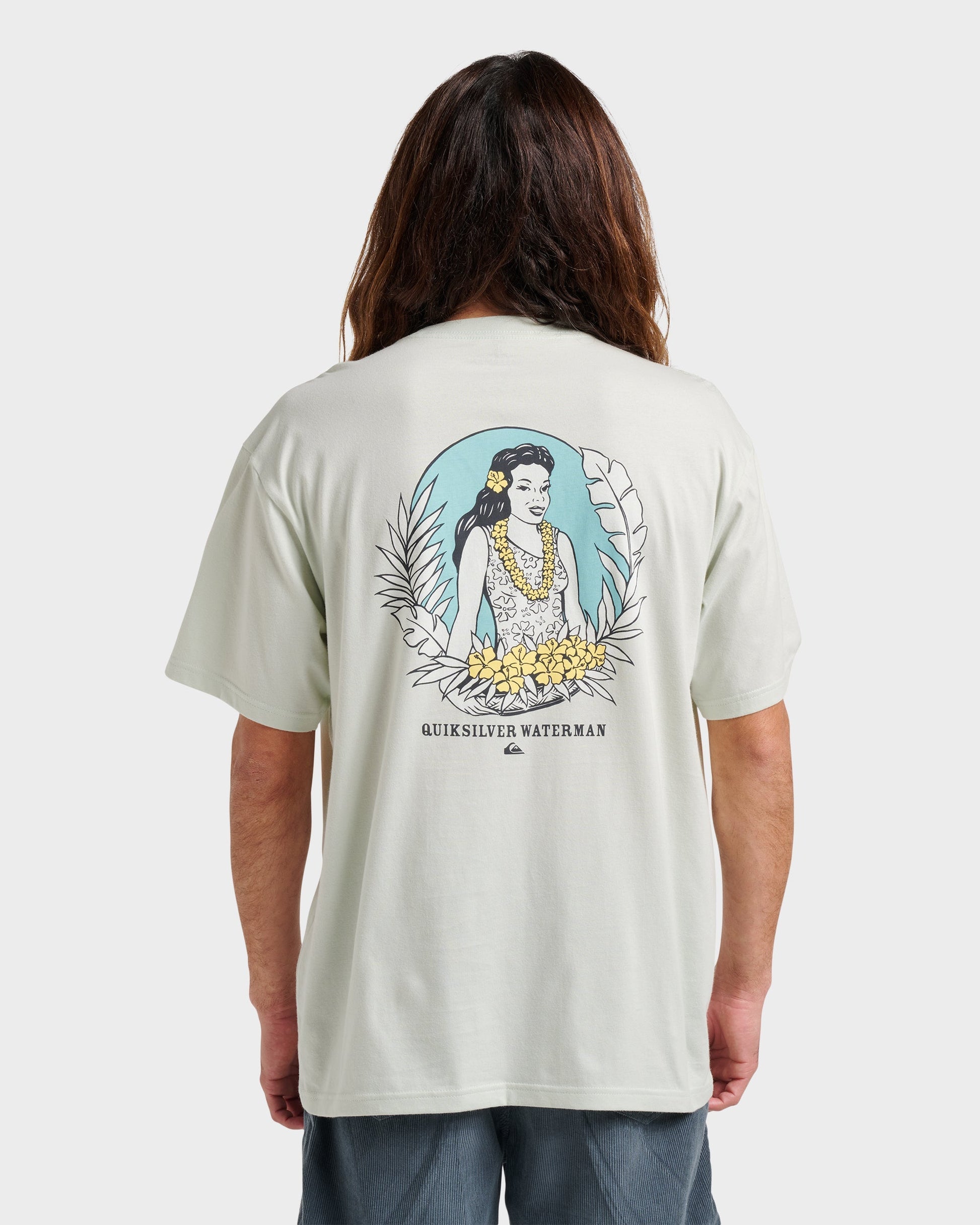 Waterman Aloha Sunset Classic T-shirt - Smoke