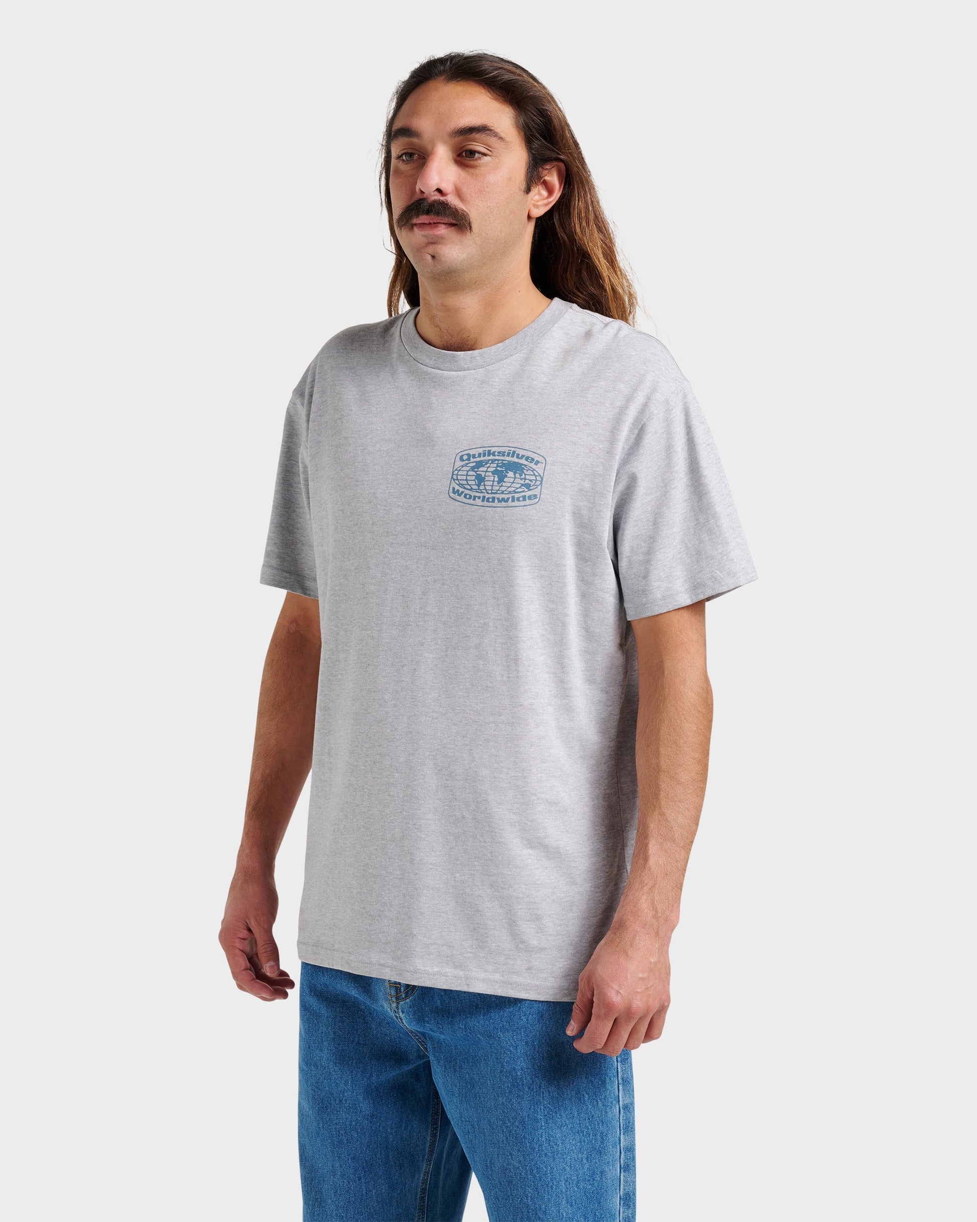 Global Local Classic T-shirt - Athletic Gray