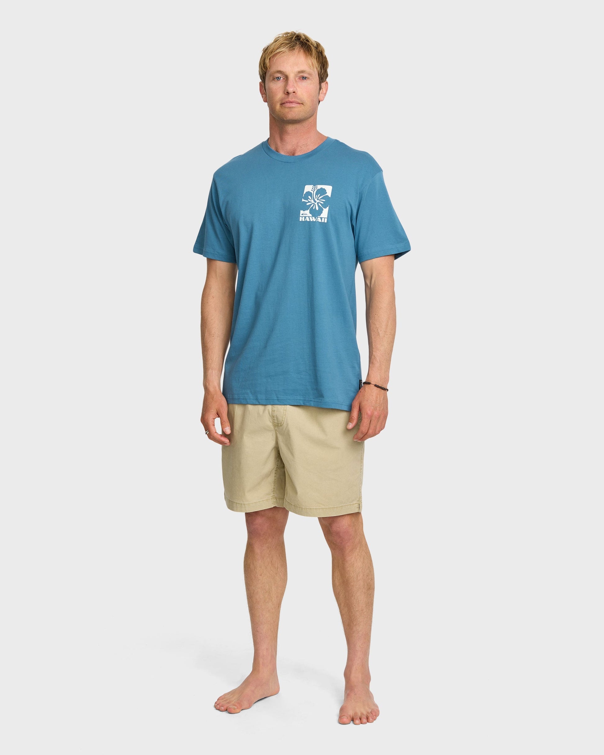 Hi Hibiscus Classic T-shirt - Copen Blue