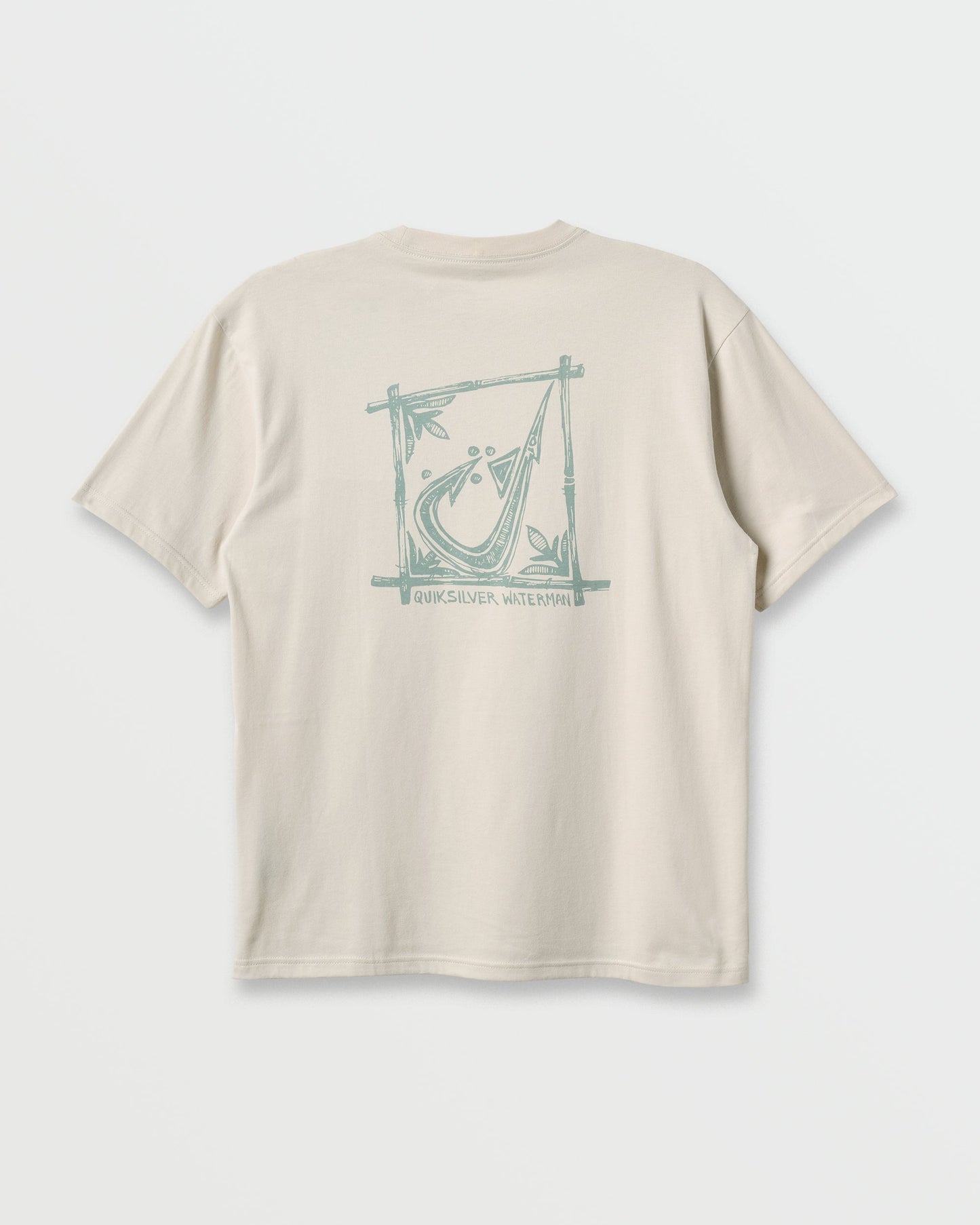 Waterman Hooked On Classic T-shirt - Moonbeam