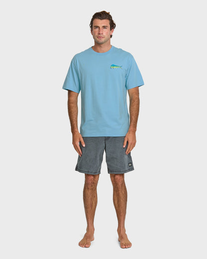 Waterman Quik Hook Classic T-shirt - Cali Blue