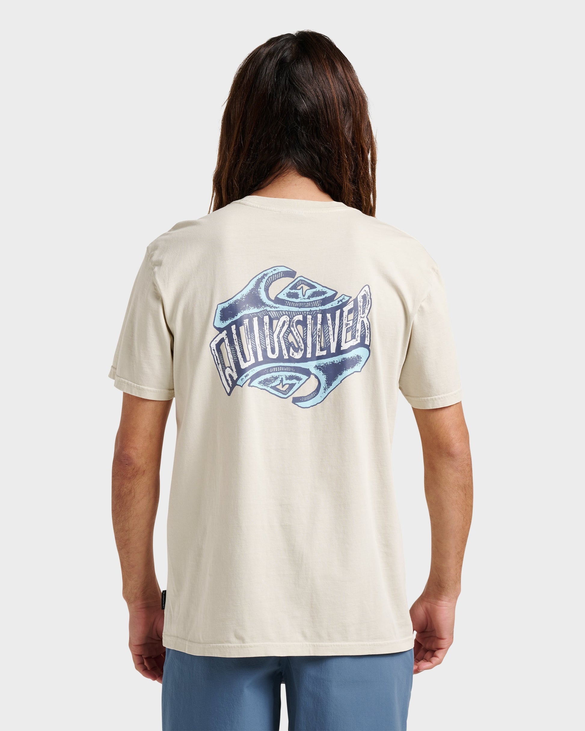 Three Deeppigment Dye T-Shirt - Moonstruck