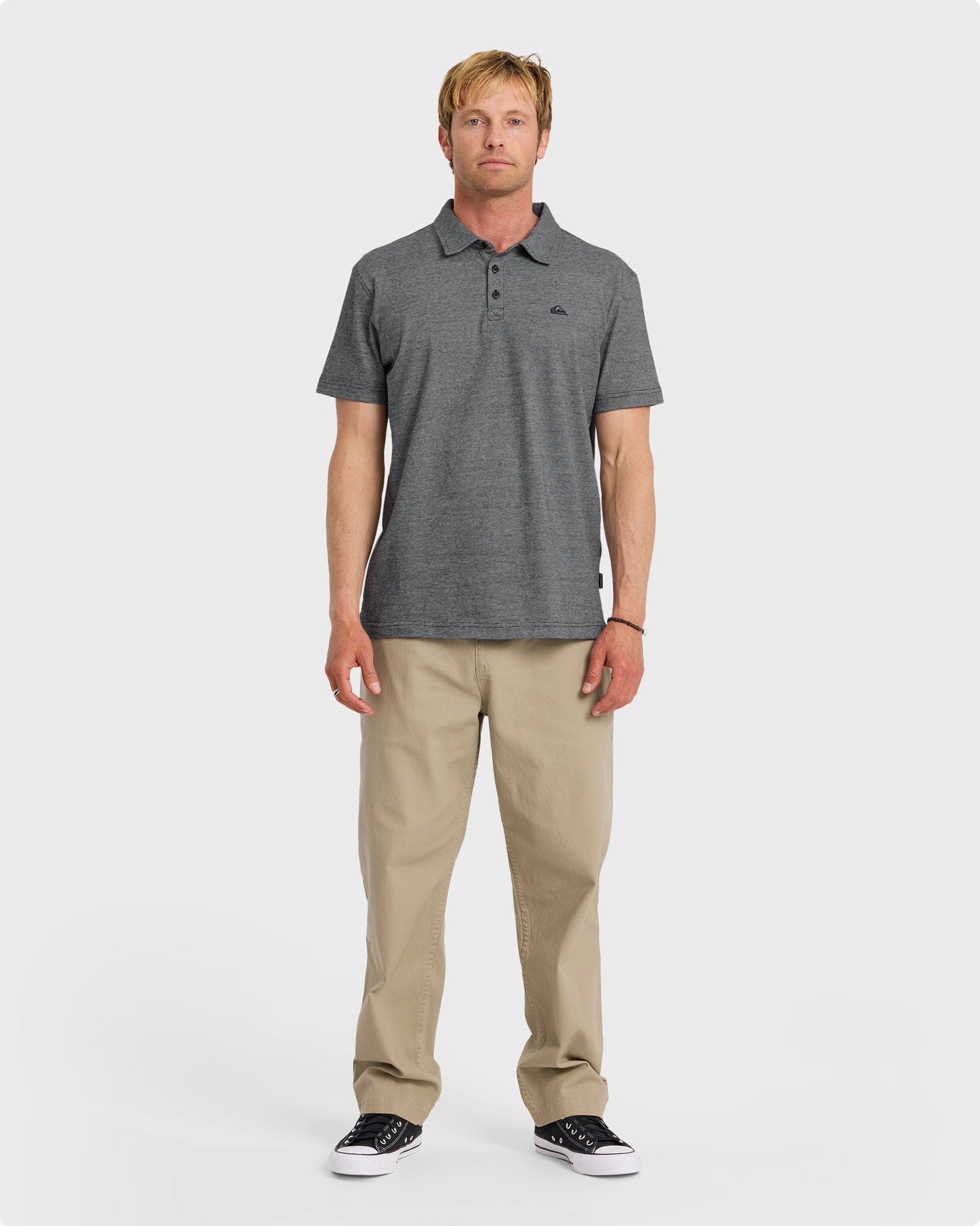Sunset Cruise Polo Shirt - Black