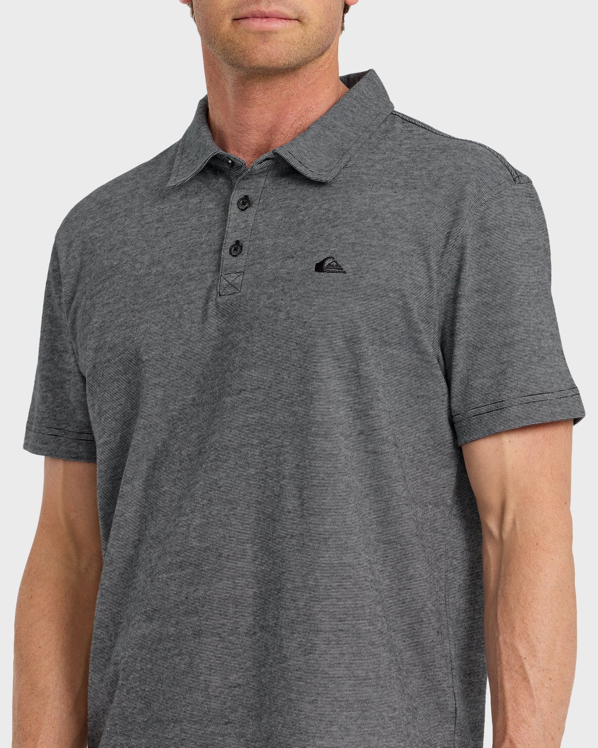Sunset Cruise Polo Shirt - Black