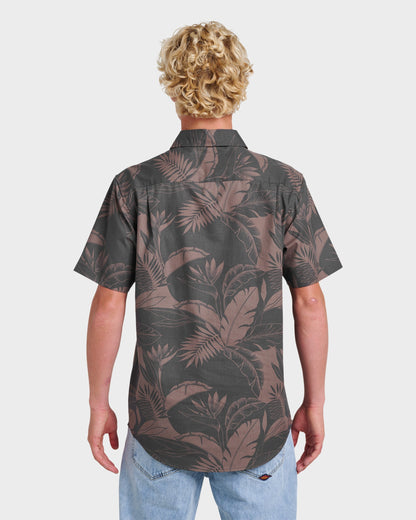 Kahanu Classic Short Sleeve Shirt - Black