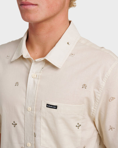 Mini Dimensions Classic Short Sleeve Shirt - Silver Birch