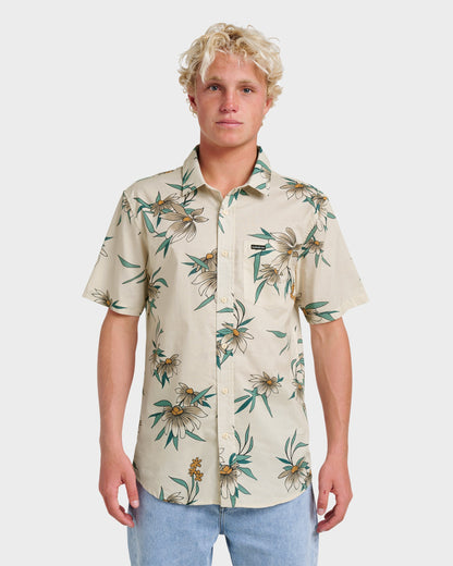 Costal Flora Classic Short Sleeve Shirt - Moonstruck