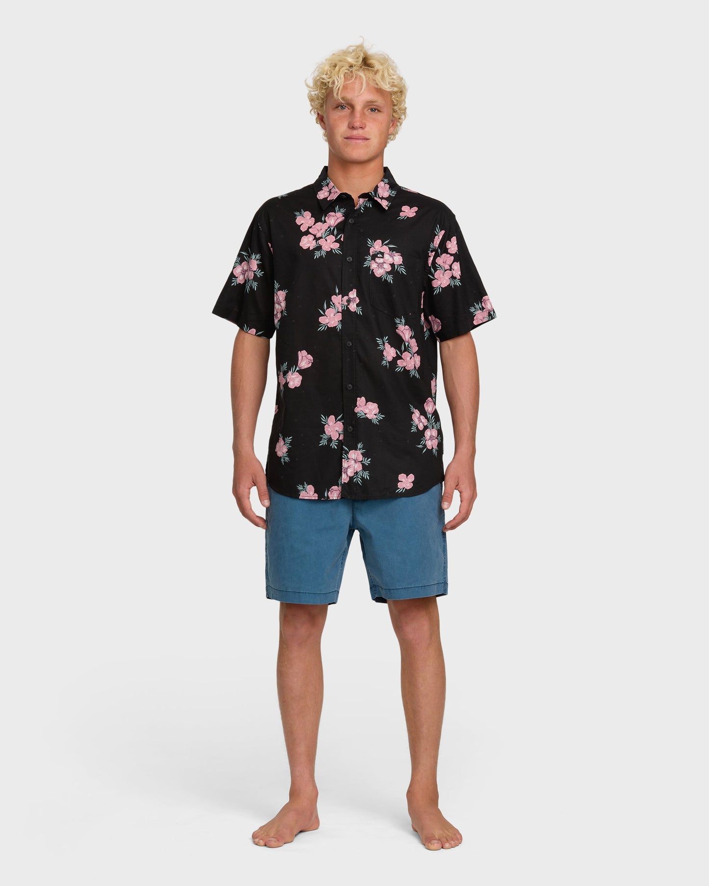 Habitats Classic Short Sleeve Shirt - Black