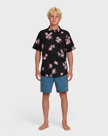 Habitats Classic Short Sleeve Shirt - Black