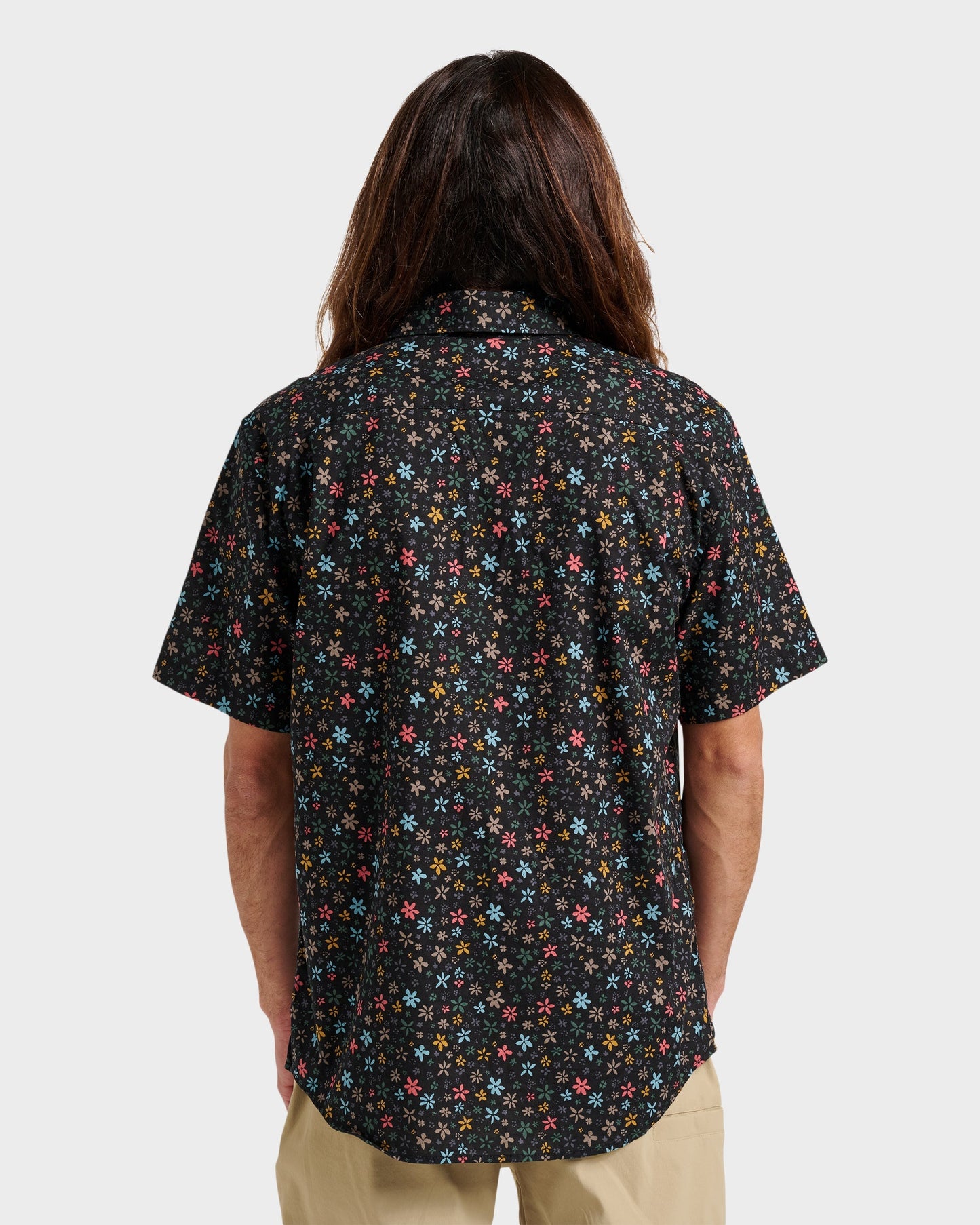 Ditsy Mini Classic Short Sleeve Shirt - Eclipse
