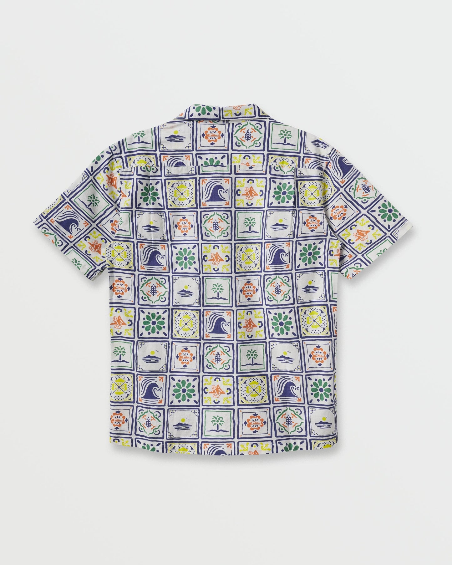 Quiksilver x Pacifico Baja Casual Short Sleeve Shirt - Off White