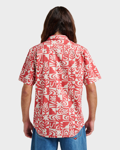 Terra Classic Stretch Short Sleeve Shirt - Mineral Red