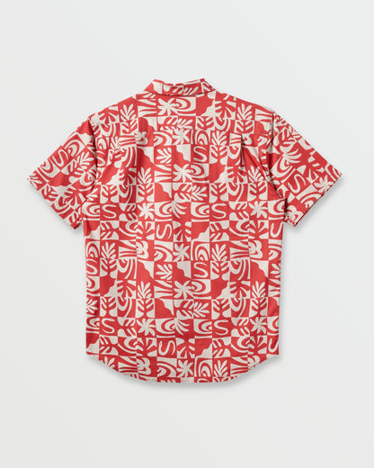 Terra Classic Stretch Short Sleeve Shirt - Mineral Red