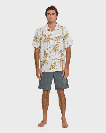 Waterman Off The Grid Shirt - Bone White