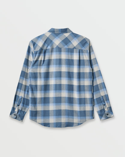 Penmar Check Flannel Shirt - China Blue