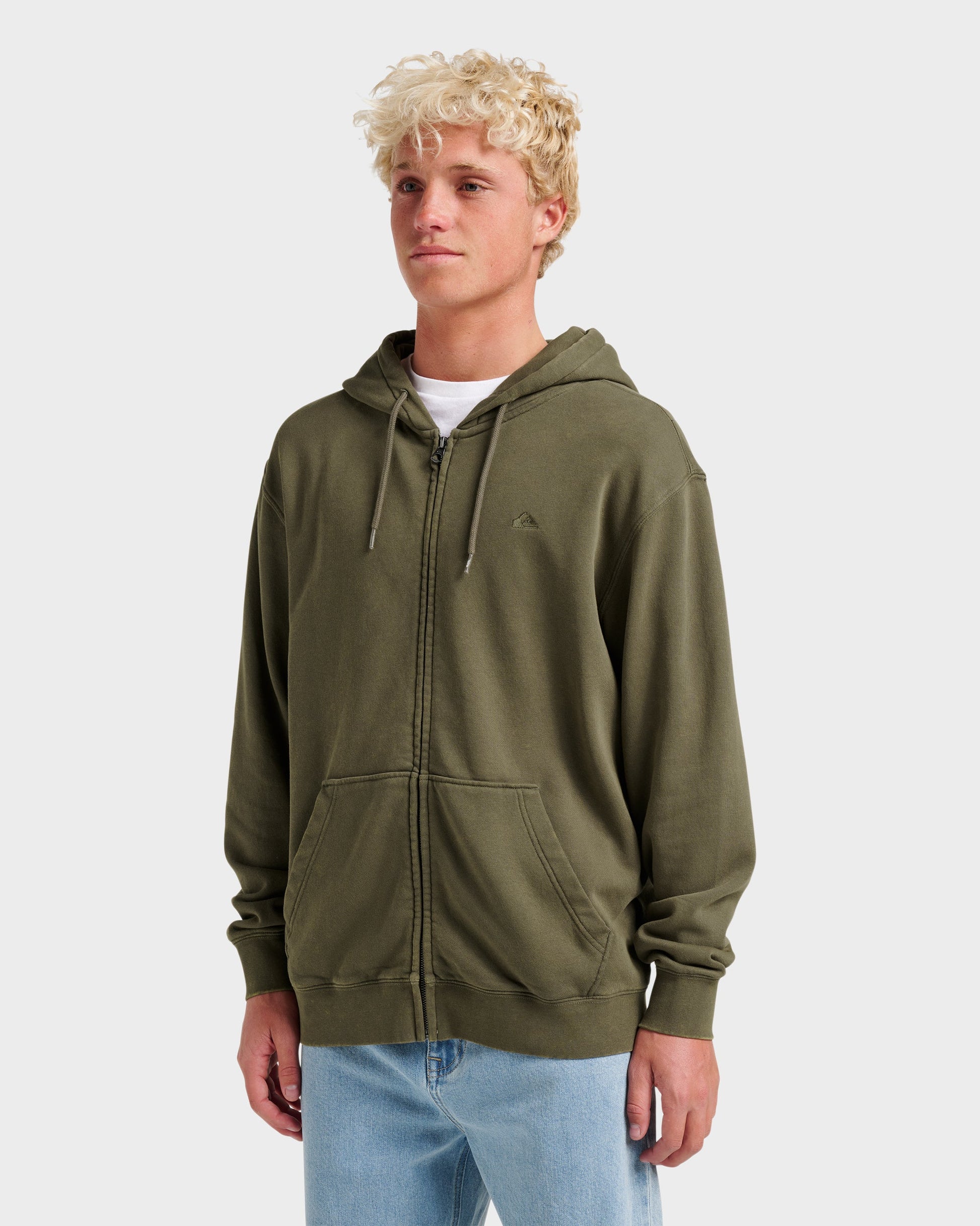 Saltwater Full Zip Hoodie - Grape Leaf