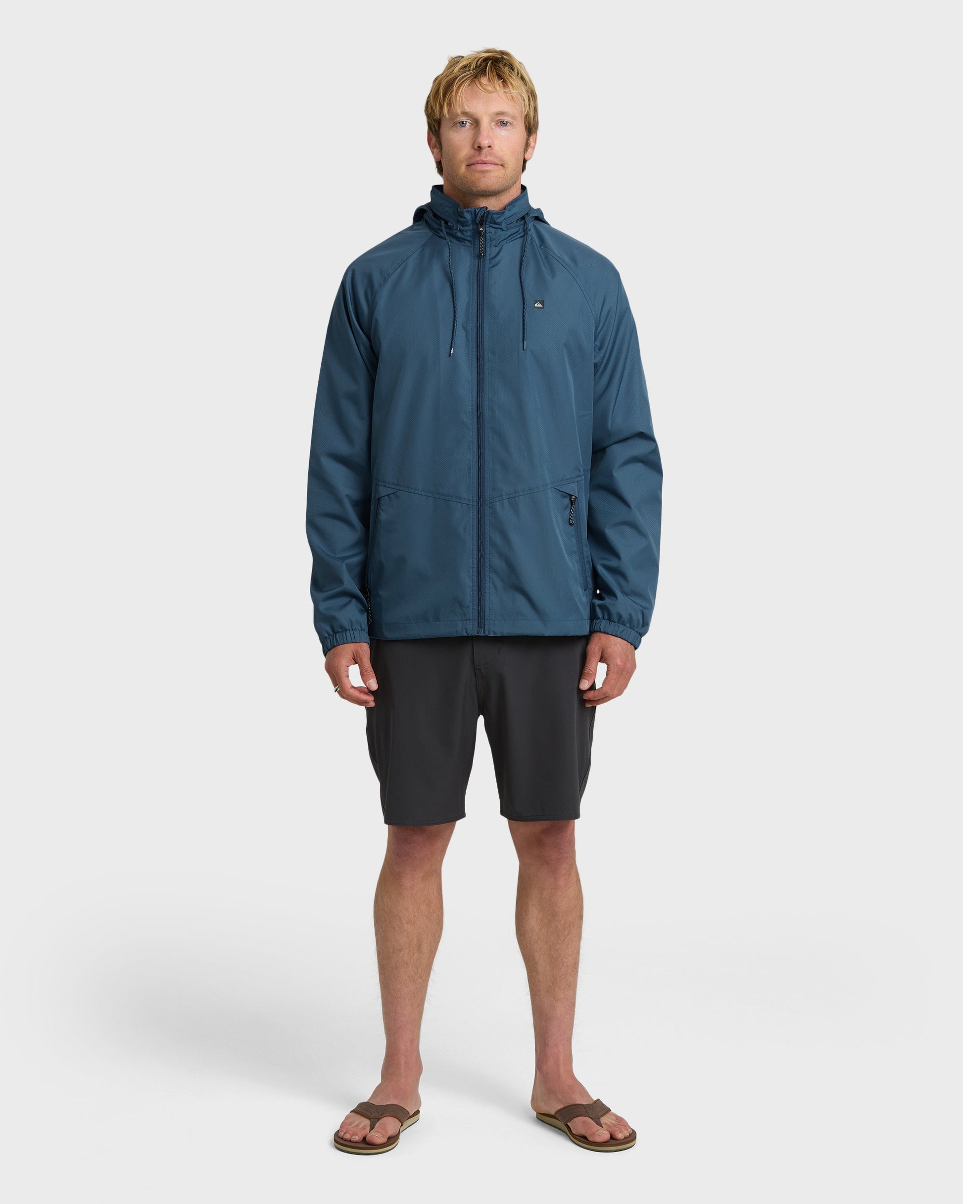 Waterman Shell Shock Water-Resistant Windbreaker - Ensign Blue