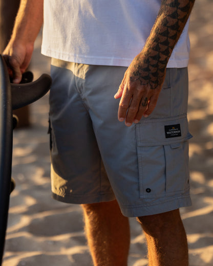 Waterman Maldive Atoll 20" Cargo Shorts - Grey