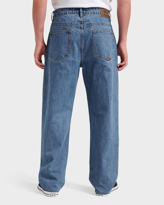 Baggy Denim Pants - Medium Indigo