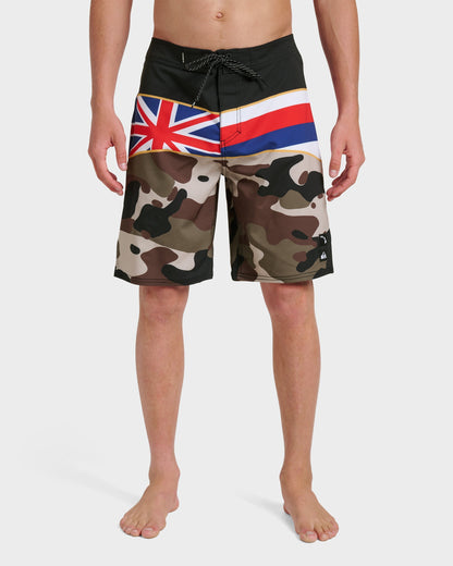 Hi Panel 20" Boardshorts - Grape Leaf