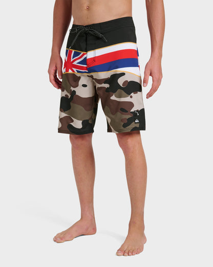 Hi Panel 20" Boardshorts - Grape Leaf