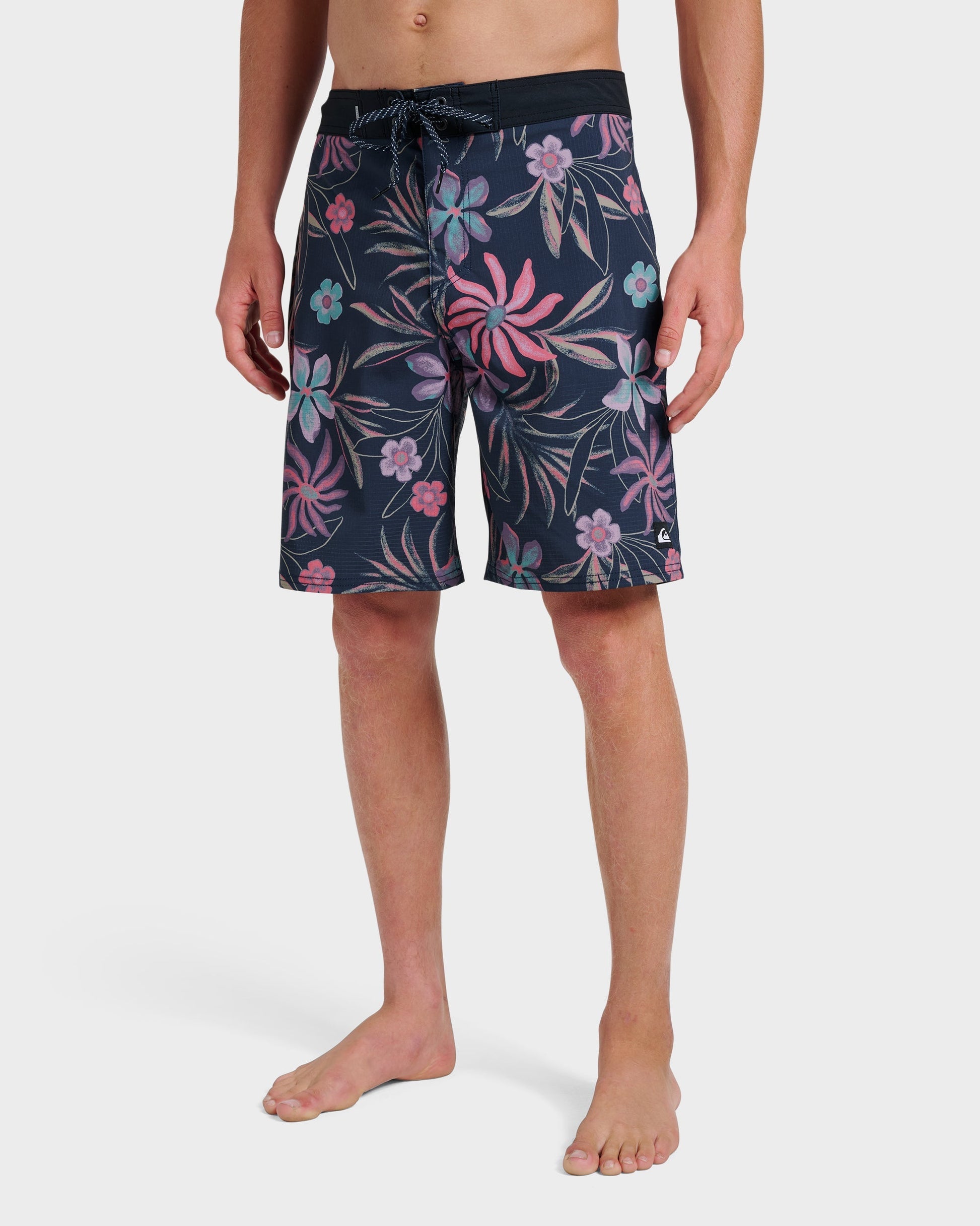 Highline Straight Leg 19" Boardshorts - Total Eclipse