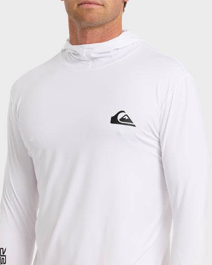 Everyday Hooded Surf Tee - White