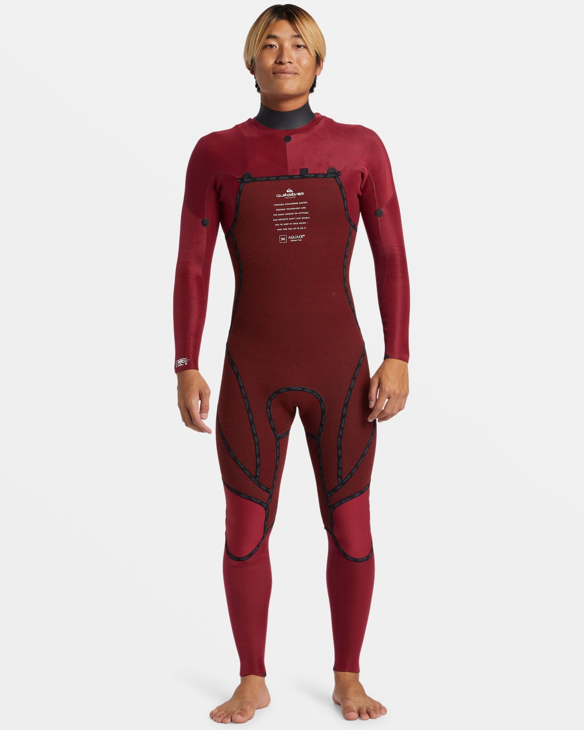 3/2mm Mercury Chest Zip GBS Wetsuit - Olympian Blue