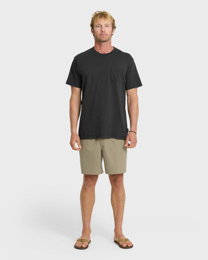 Saltwater Pocket Tee - Black