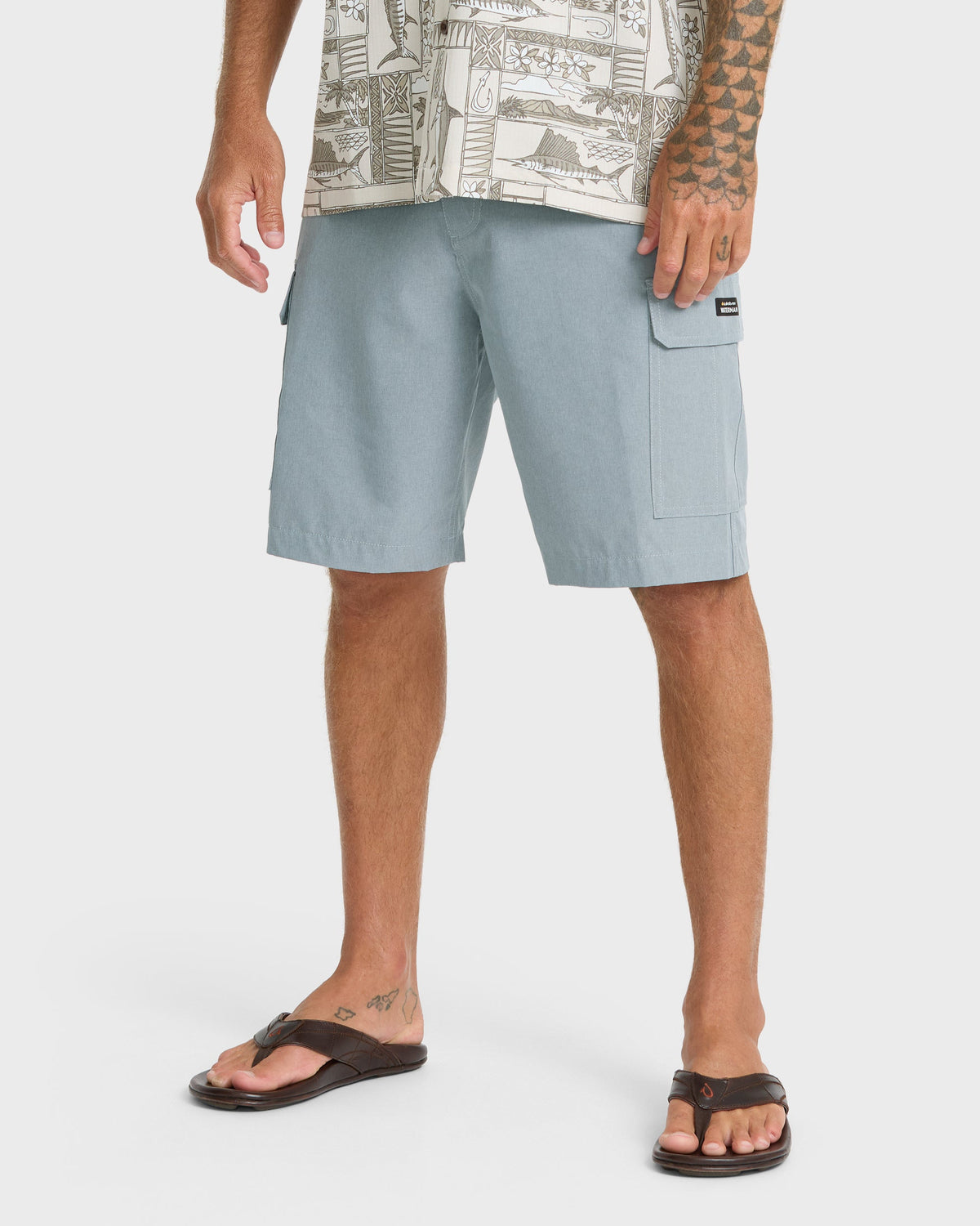 Legion Cargo 20" Amphibian Hybrid Shorts - Frost Gray Heather