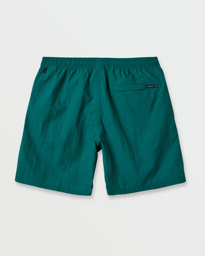 Nylon 18" Swim Trunks - Dk Teal - 2