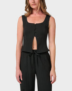 Maci Solid Textured Tank Top