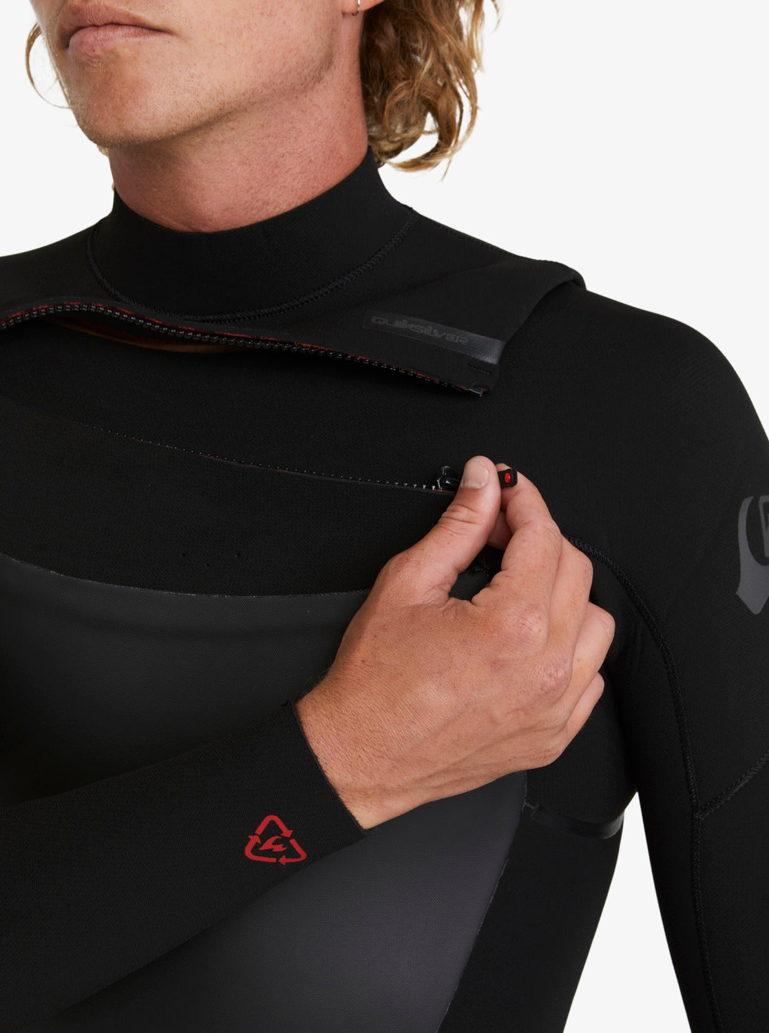 4/3mm Marathon Sessions Chest Zip Wetsuit - Black BLACK 6