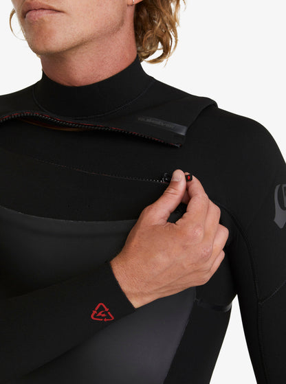 4/3mm Marathon Sessions Chest Zip Wetsuit - Black BLACK 6