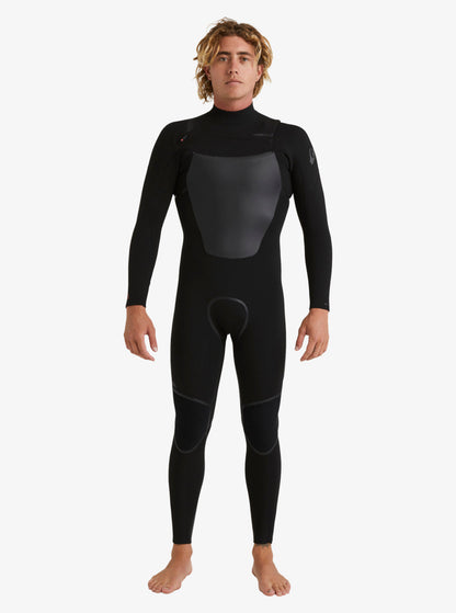 4/3mm Marathon Sessions Chest Zip Wetsuit - Black BLACK 1