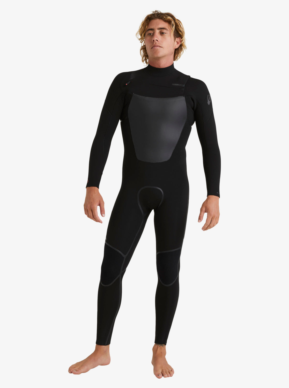 4/3mm Marathon Sessions Chest Zip Wetsuit - Black BLACK 2